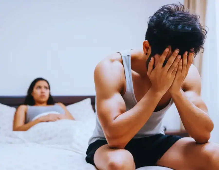 Image of upset man in need of erectile dysfunction treatment Worksop